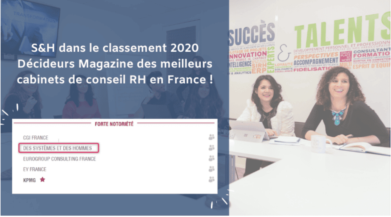 SQORUS (anciennement) S&H dans le classement 2020 Décideurs Magazine