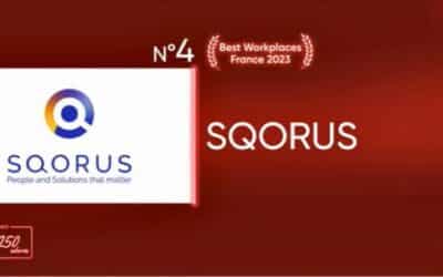 SQORUS remporte la 4e place du palmarès Great Place To Work 2023