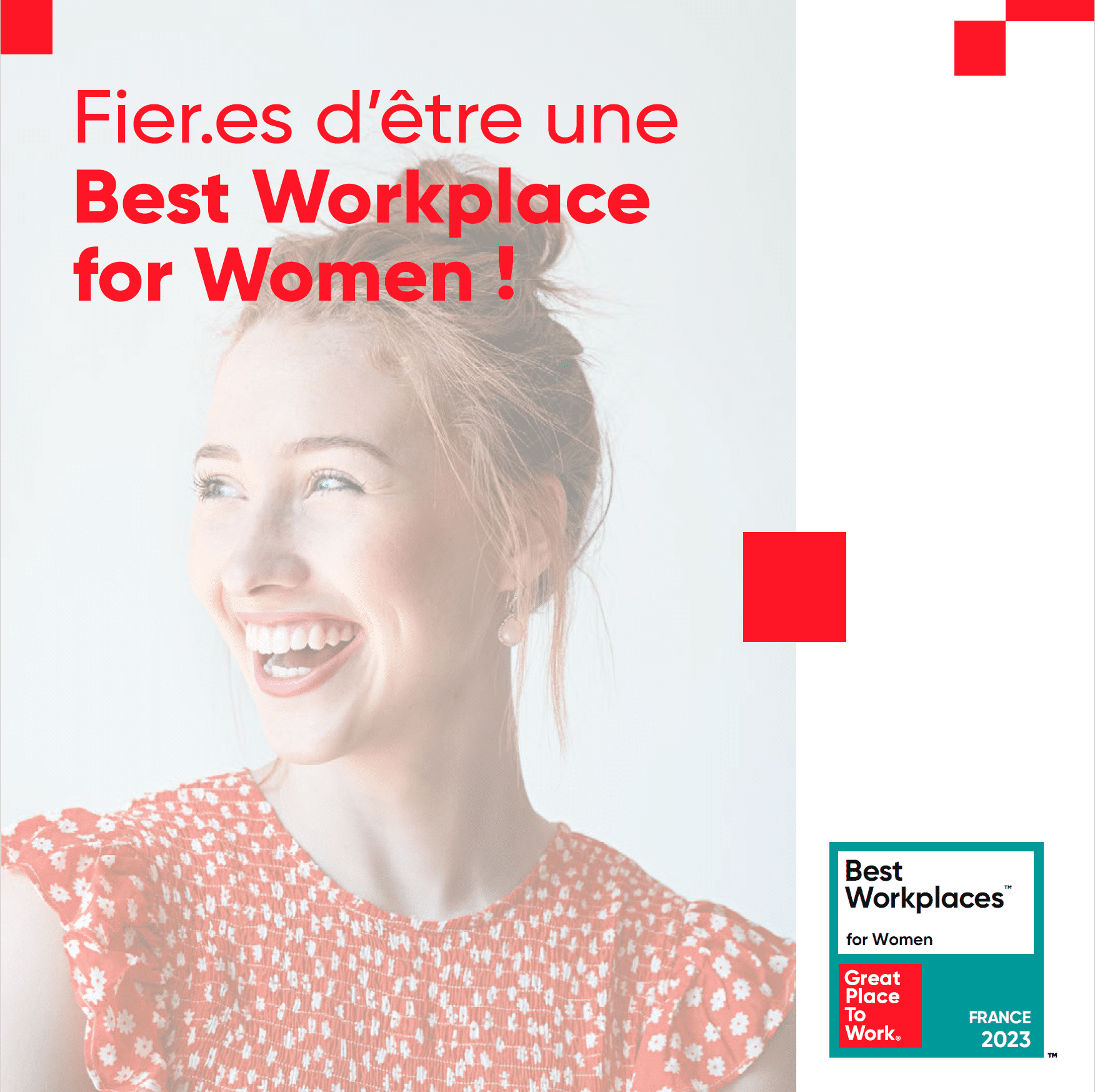 SQORUS logo and Best Workplace for women 2023