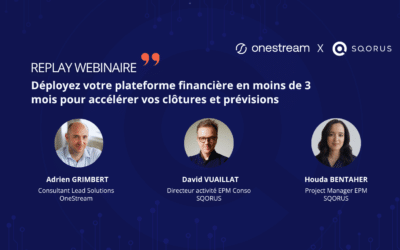 EPM Webinar – CFO : Deploy your financial platform in less than 3 months to speed up your closing and forecasting processes